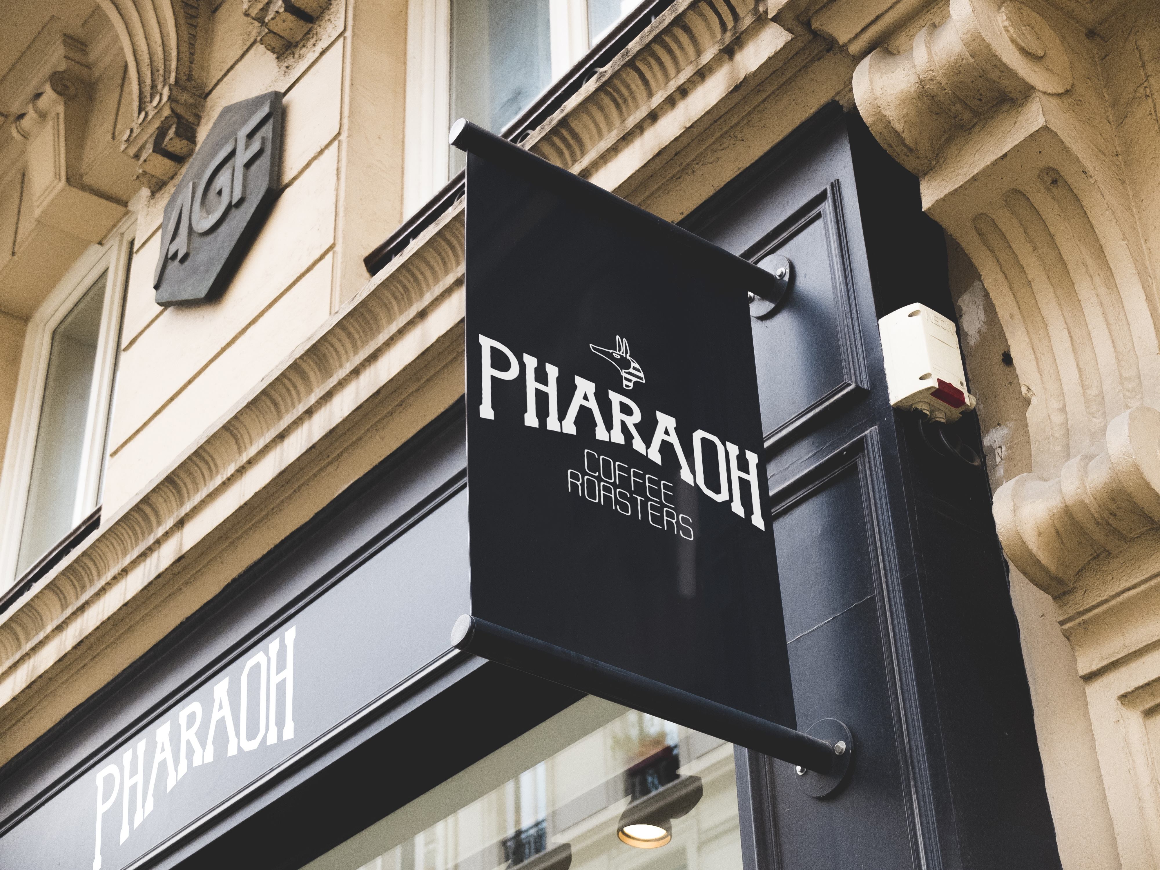 Pharaoh Coffee Roasters Outdoor Signage